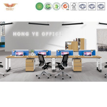 New Office Wooden Workstation Office Cubicles with Metal Leg (H90-0209)